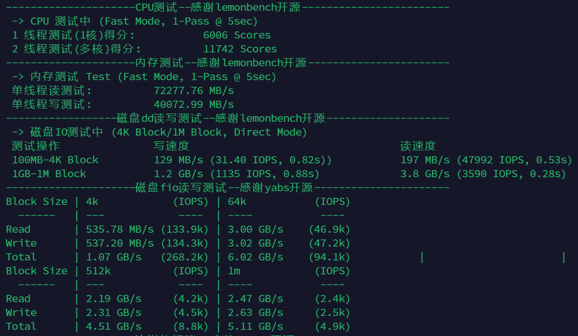 Basic Performance Test